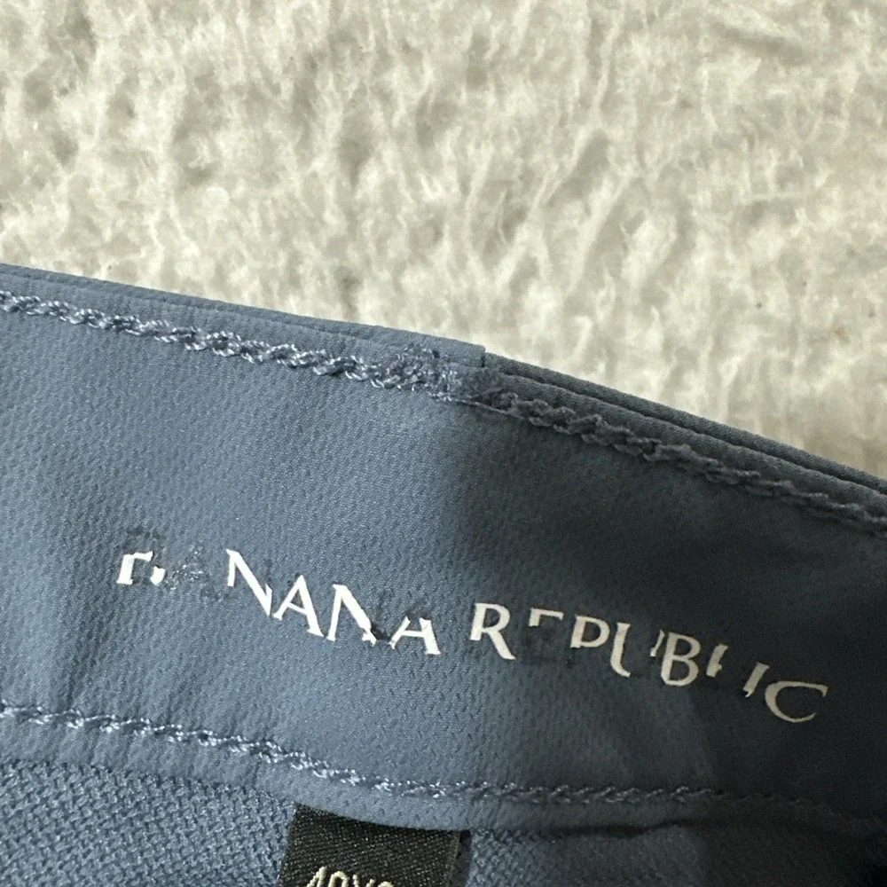 Banana Republic Men's Golf‎ Pants Size 40 Light Blue Flat Front